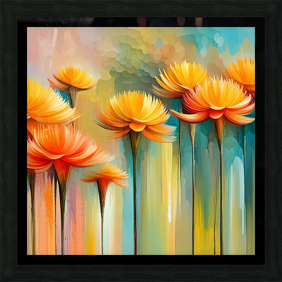 Flower-Vista Picture Frame print