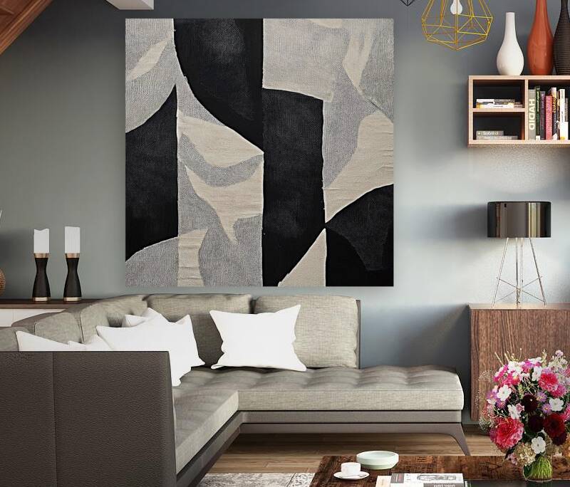 Abstract Noir Harmony Reproduction