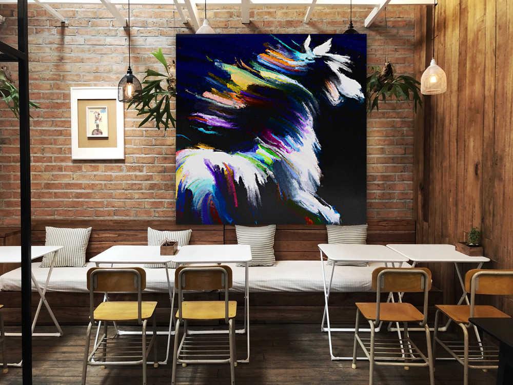 Hors real paint Reproduction