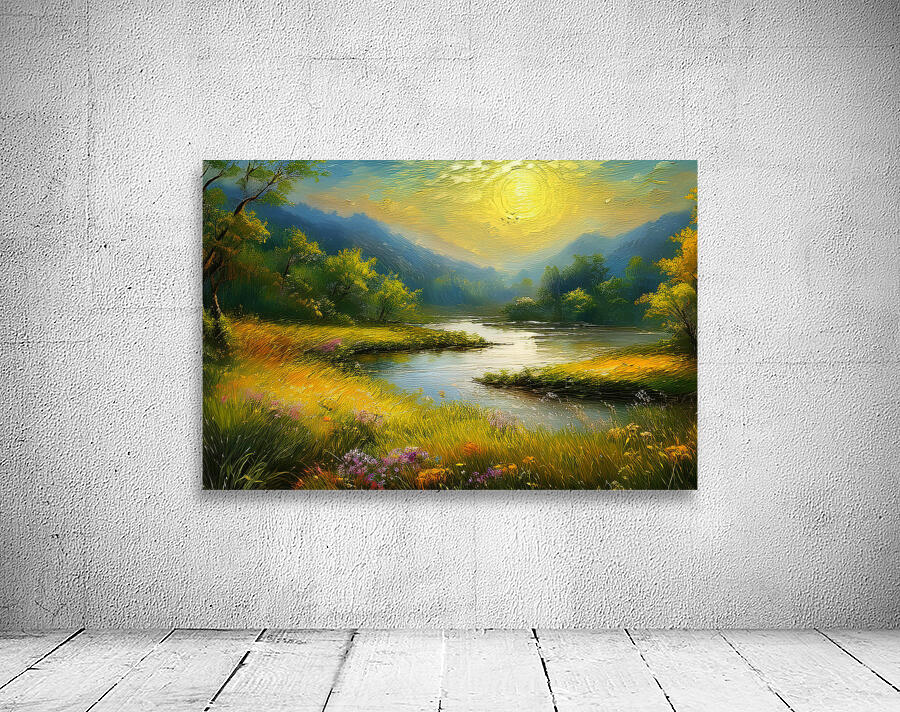 Nature au vert Wall Preview