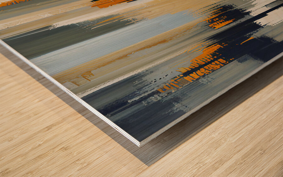 alpha 006 Wood print