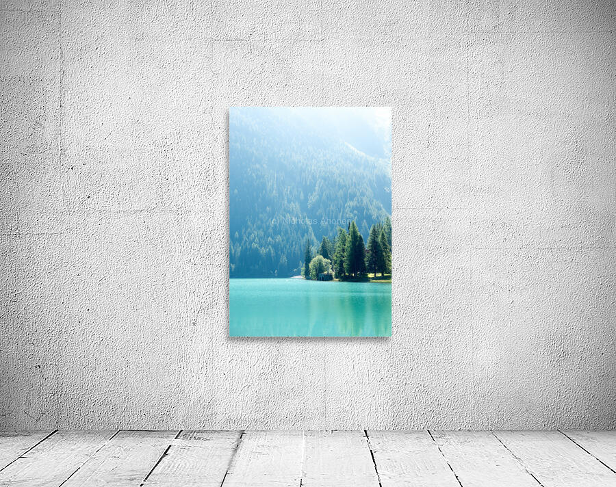 Turquoise alpine lake Wall Preview