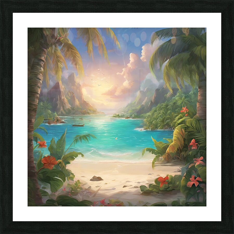 paradise Picture Frame print