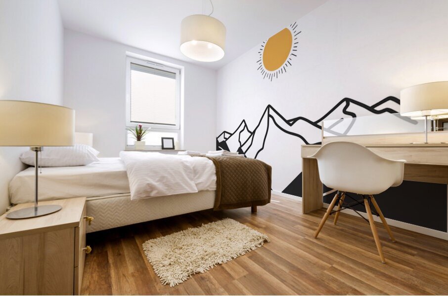 Golden Horizon Mural print