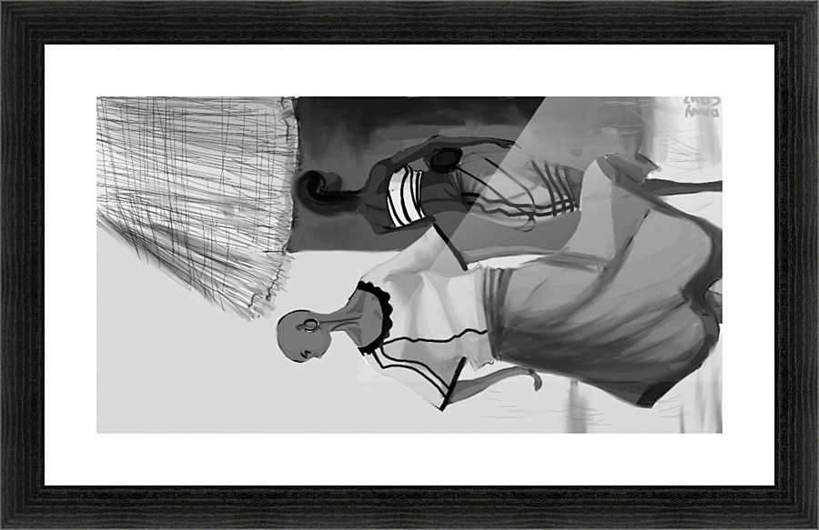 native ladies Picture Frame print