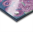 Purple flowers Acrylic print