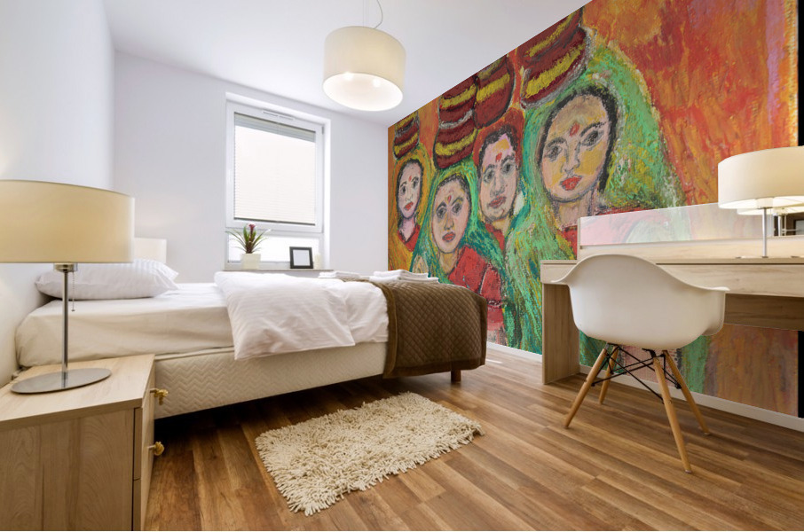 women  Mural print