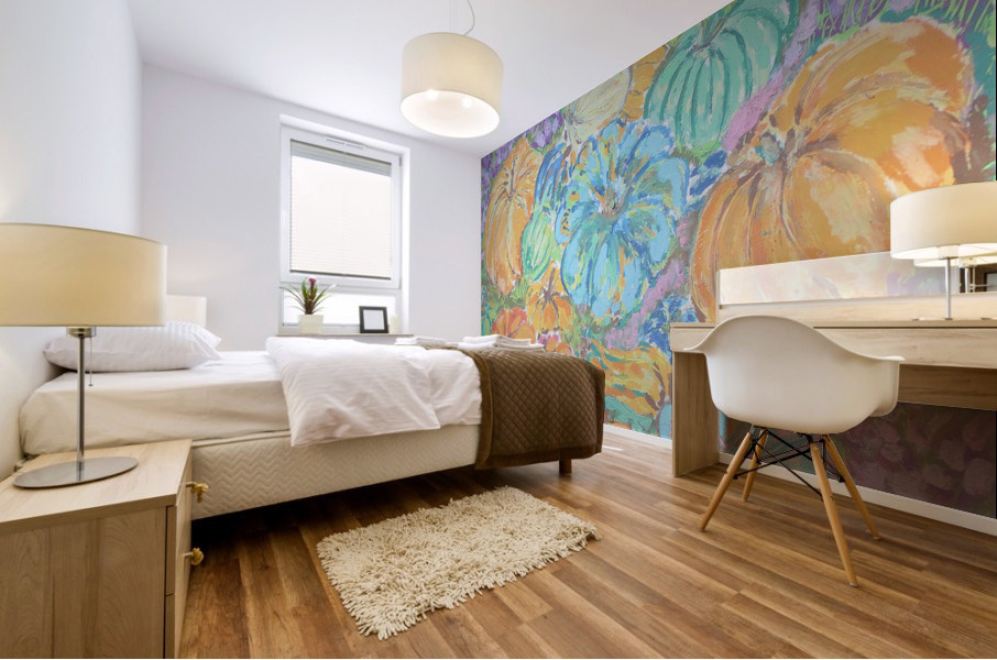 pumpkins Mural print