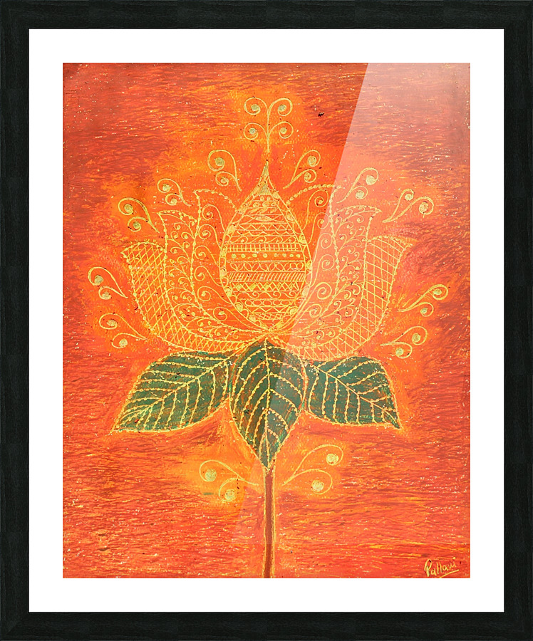 Lotus Picture Frame print