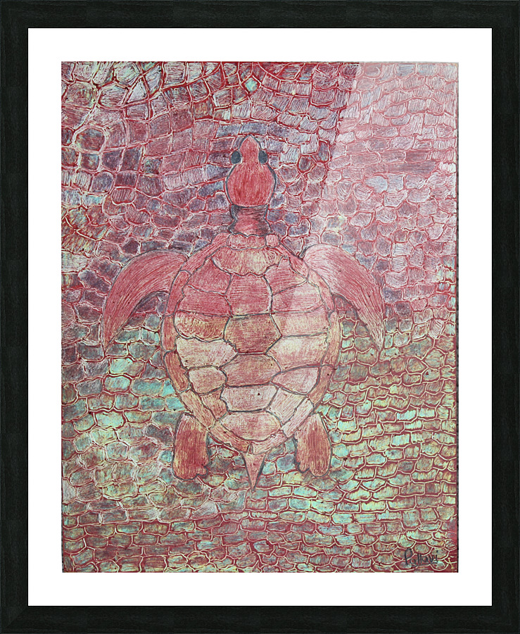 tortoise Picture Frame print