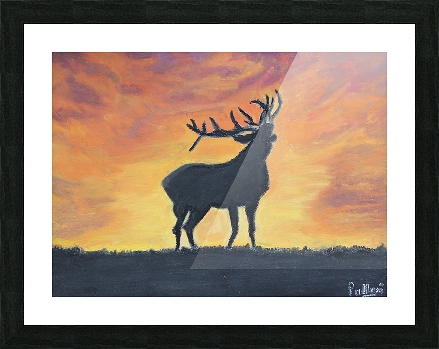 reindeer Picture Frame print