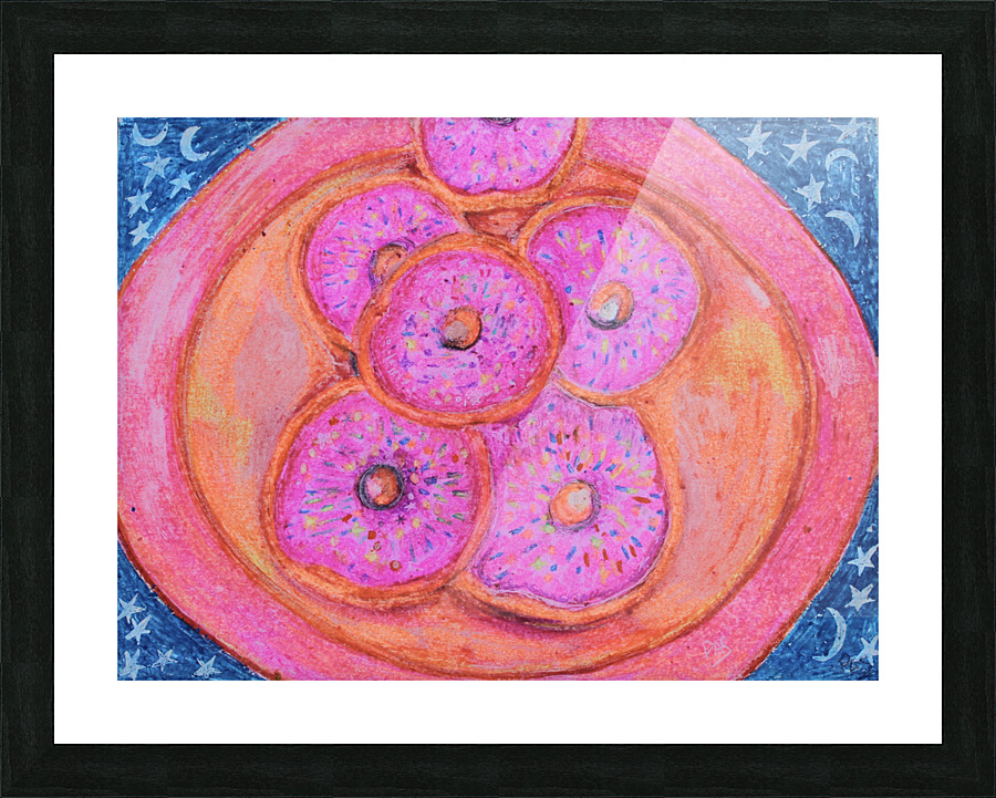 Pinkdoughnuts Picture Frame print
