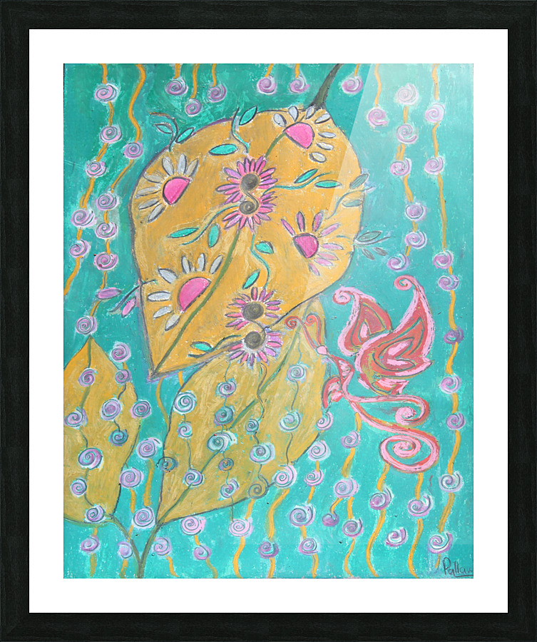 leaves Picture Frame print