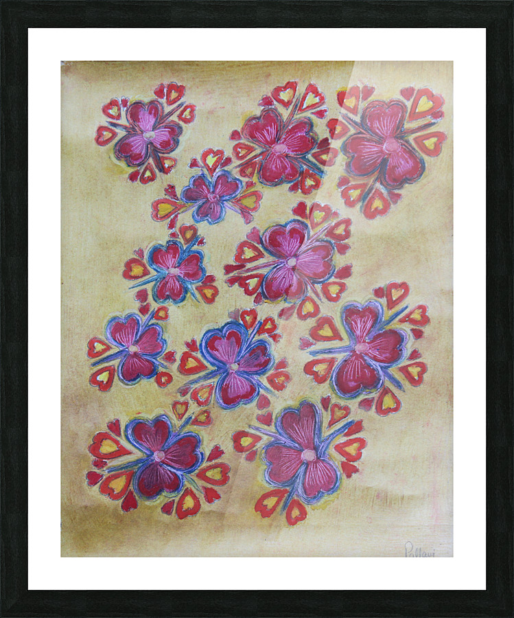 Flowers Picture Frame print
