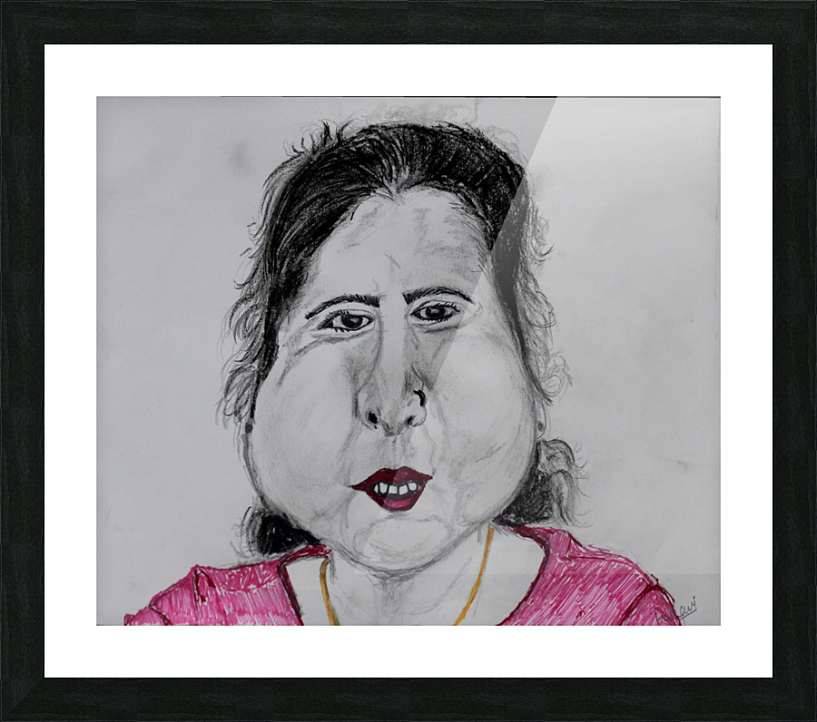 Self Portrait Picture Frame print