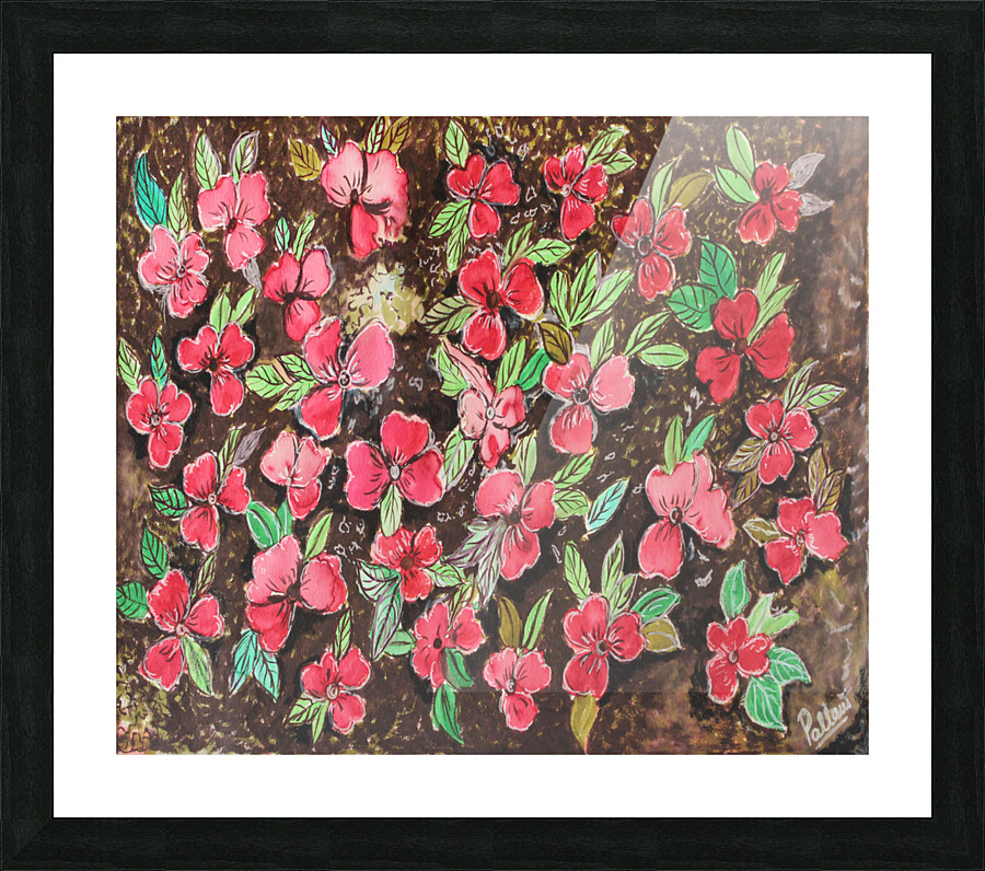 Redflowers Picture Frame print