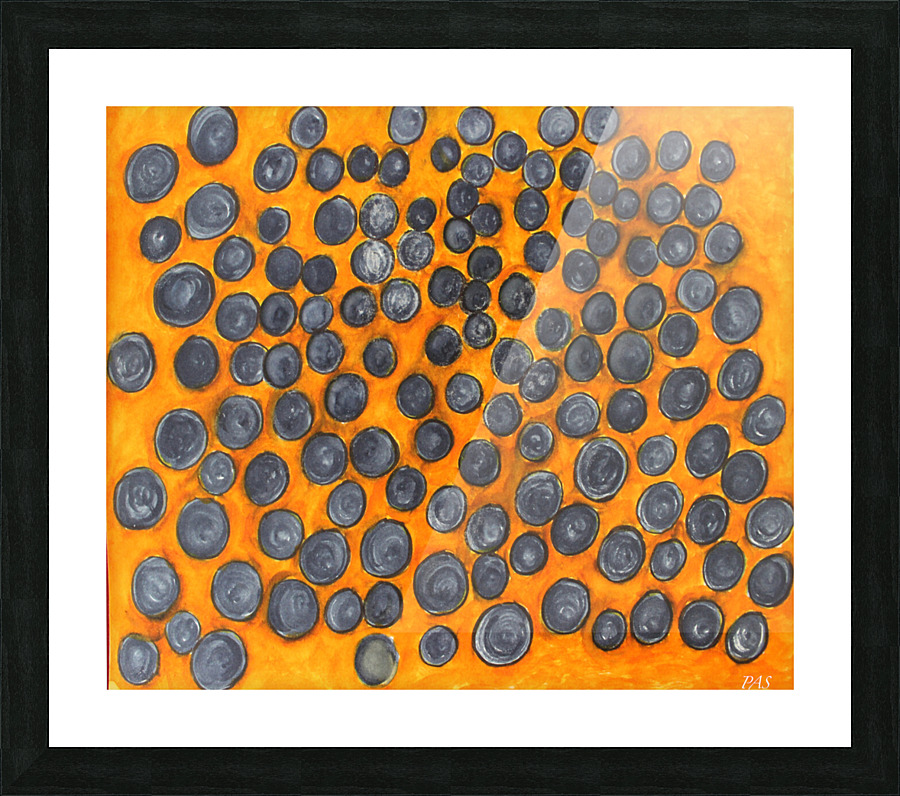 Blueberries Picture Frame print