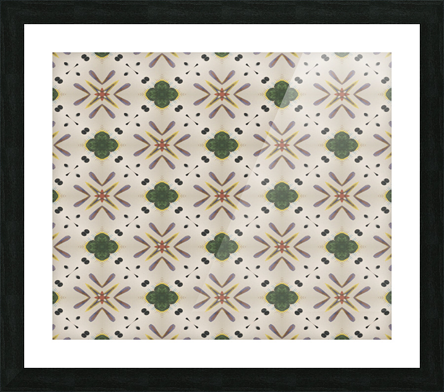 Greenflower Picture Frame print