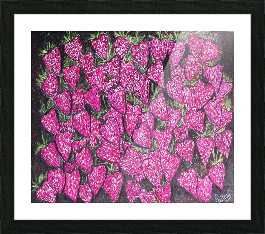 Strawberries Picture Frame print