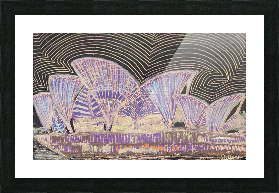 Sydney opera house Picture Frame print