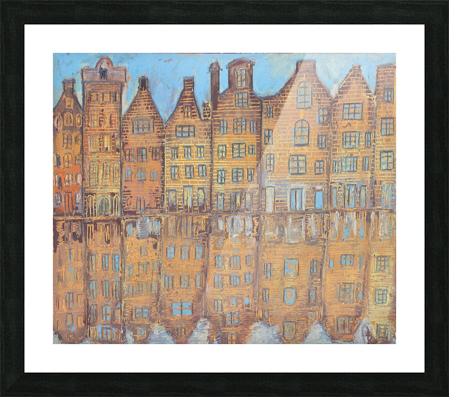 Houses Picture Frame print