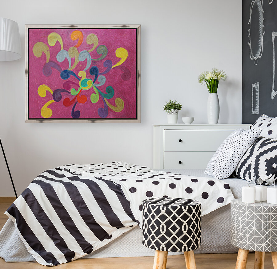 Pink Abstract Reproduction