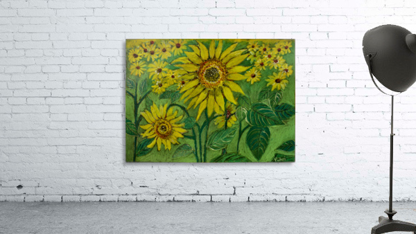 Sunflower Wall Preview
