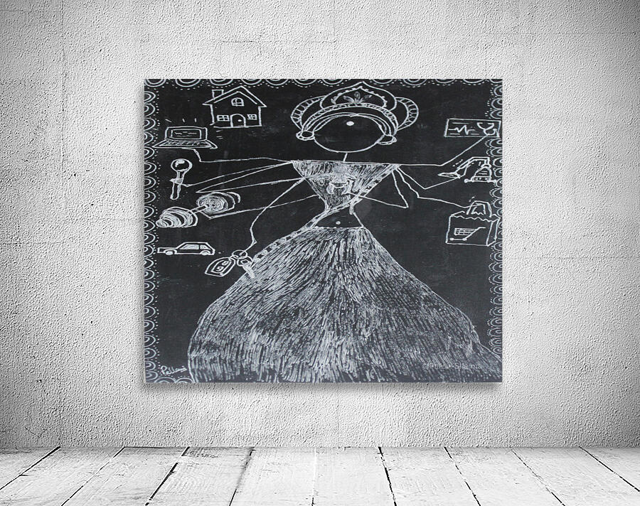 Warli Art Depicting multitask Wall Preview