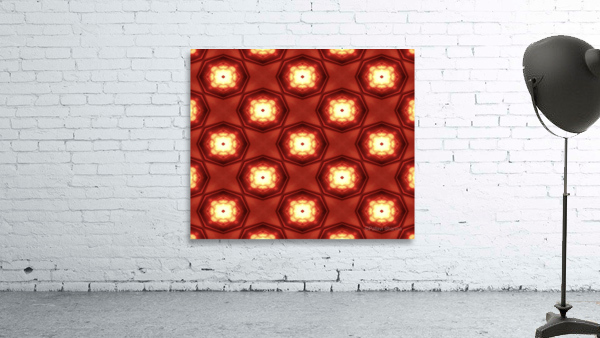 Fiery red Wall Preview
