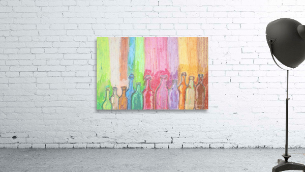 Colorful bottles Wall Preview