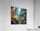 a stunning cinematic illustration of a rainy day Acrylic Print