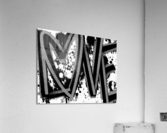 BLACK & WHITE LOVE Acrylic Print