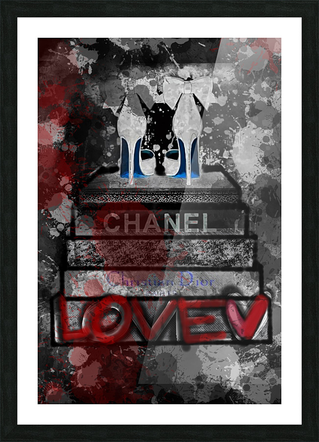 LOVE SHOES Picture Frame Printing