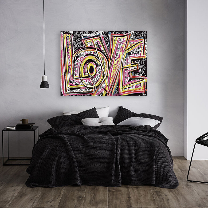 Big Love Scribble  Reproduction