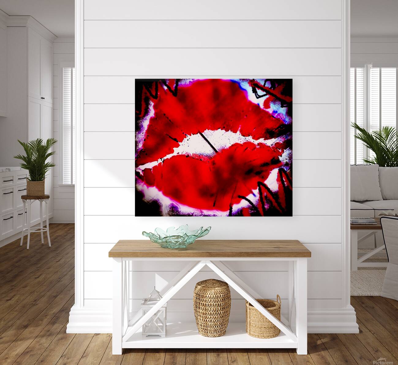 BRIGHT RED LIPS Reproduction