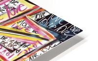 Big Love Scribble  HD Metal print