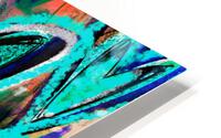 TEAL HEARTS HD Metal print