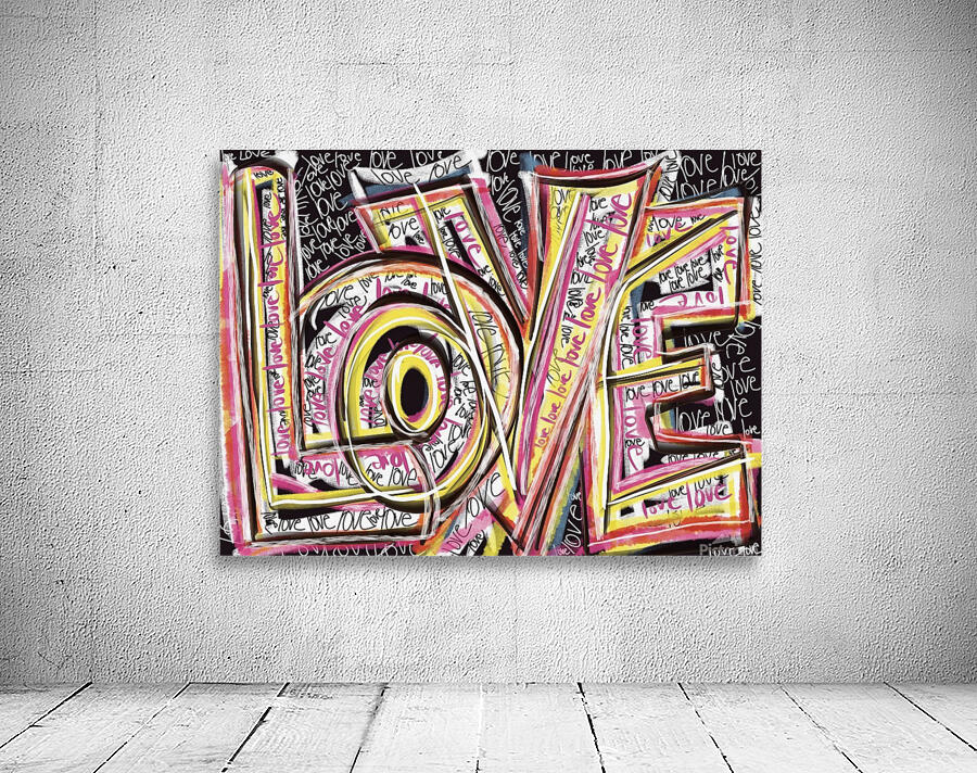 Big Love Scribble  Wall Preview