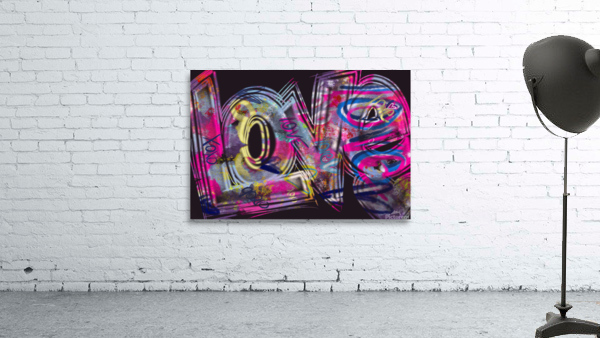 Black LOVE Wall Preview