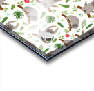 seamless pattern with cute sloths Acrylic print