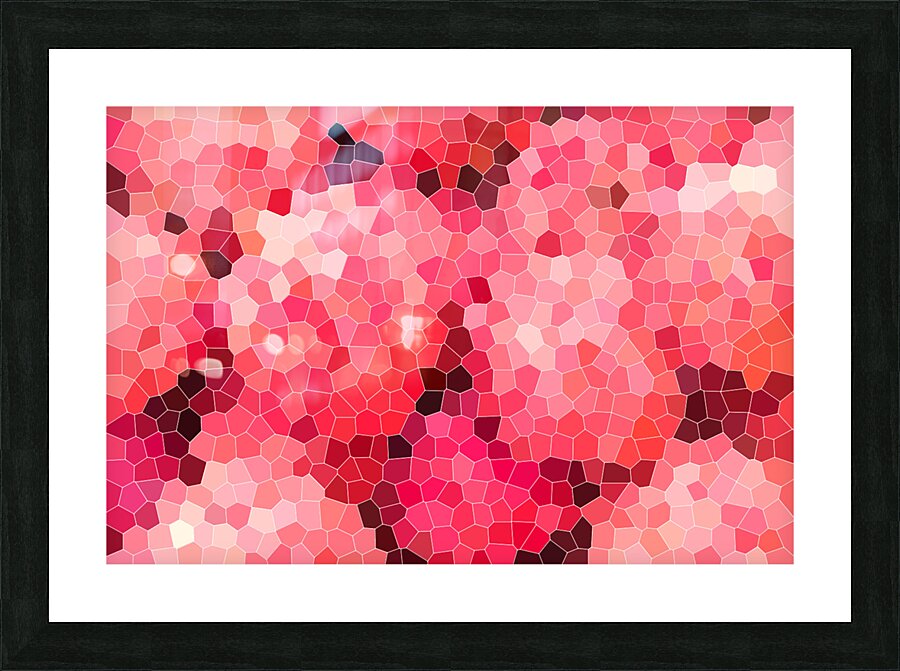 mosaic structure pattern background Picture Frame print