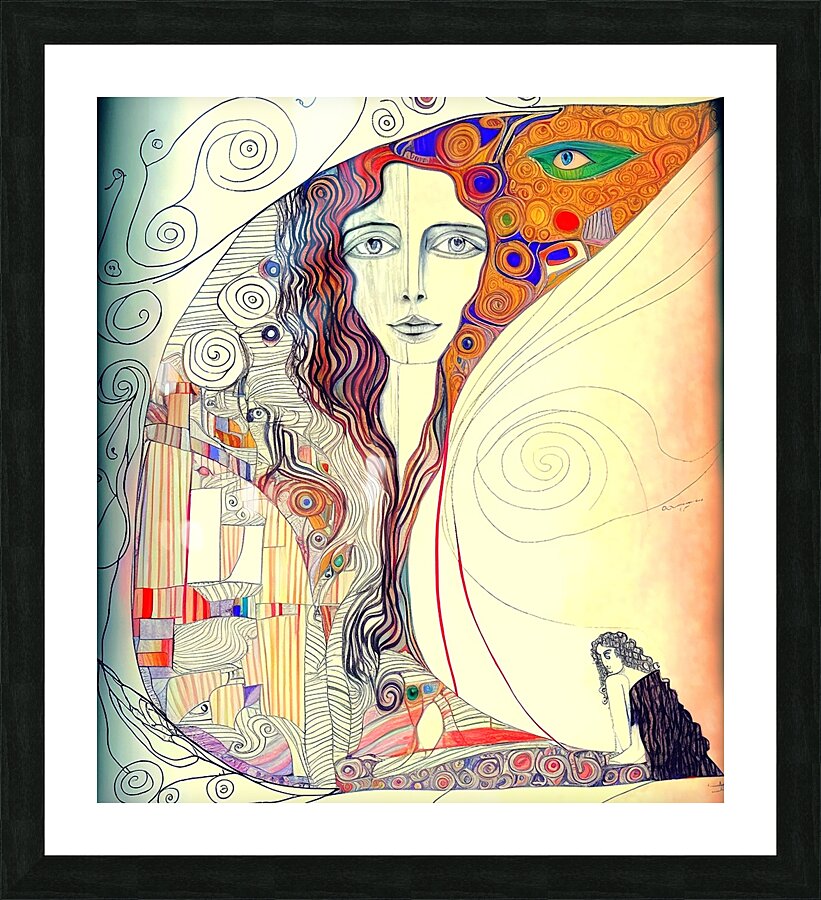 graphic arts drawing Picture Frame print