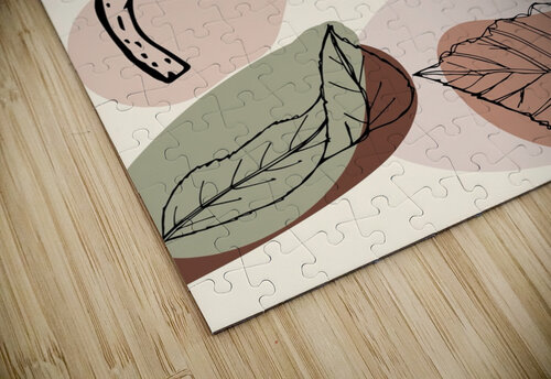 abstract flower leaves pattern Hannah99 puzzle