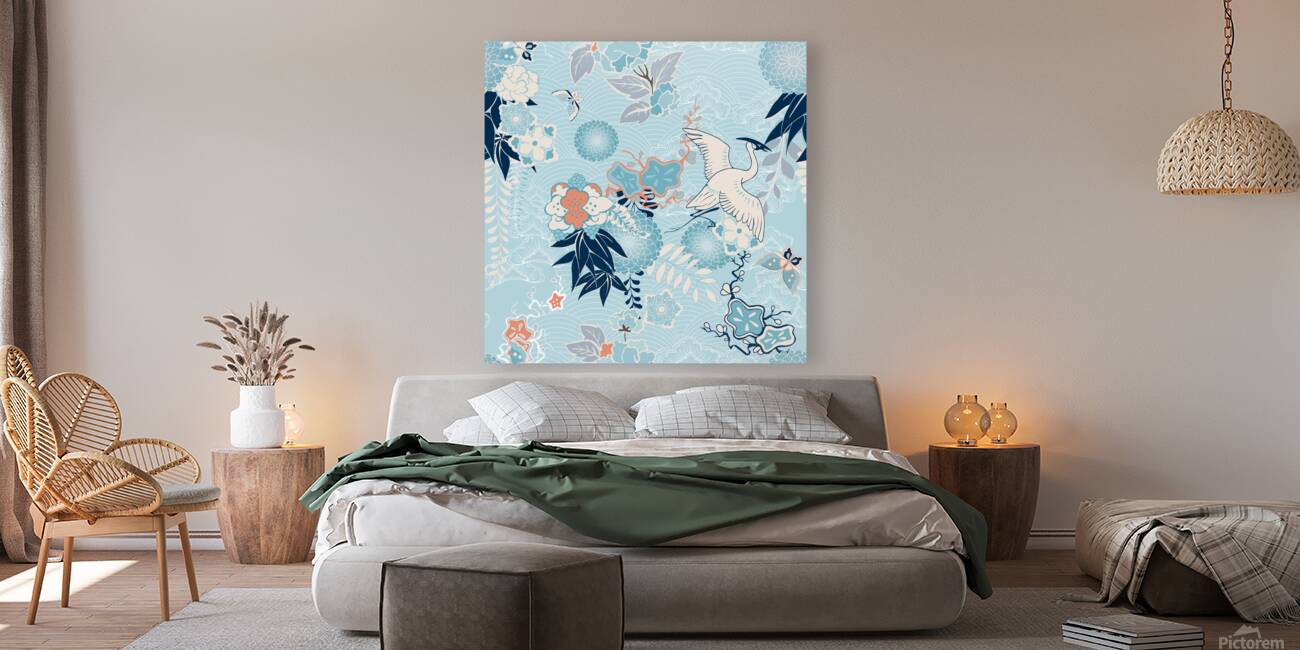 crane pattern Reproduction