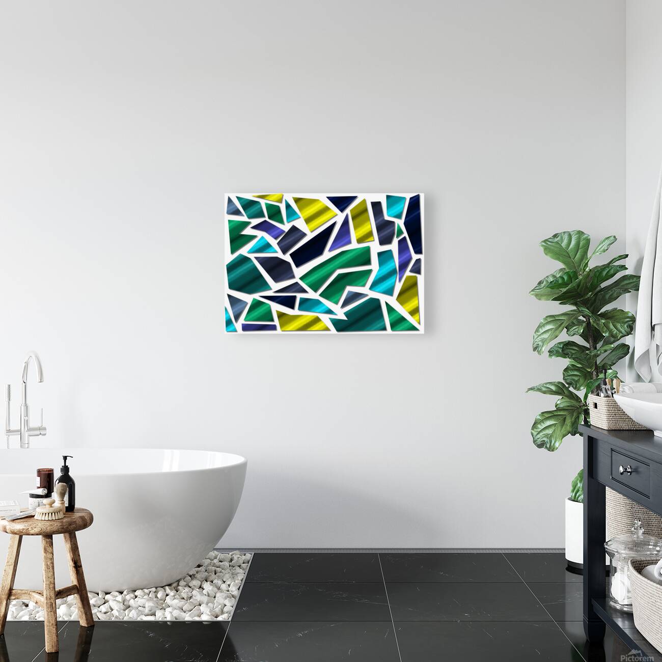 mosaic shapes Reproduction