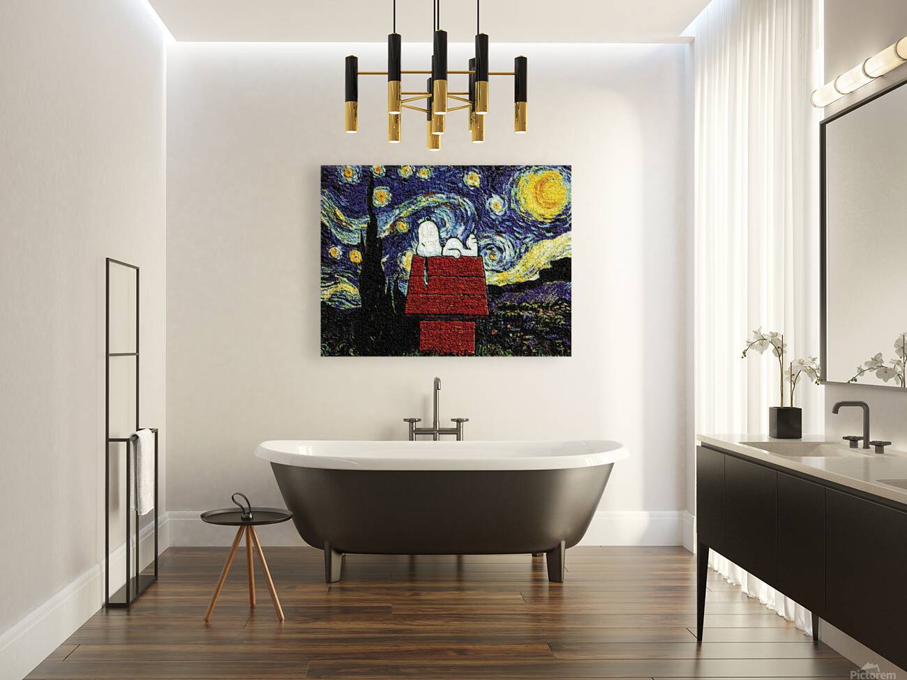 Snoopy Van Gogh Reproduction