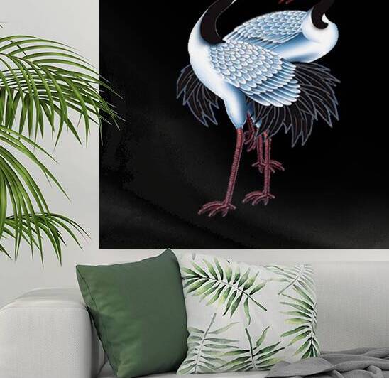 crane bird Reproduction