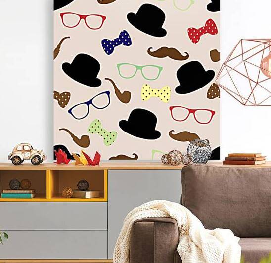 moustache hat bowler bowler hat by Hannah99