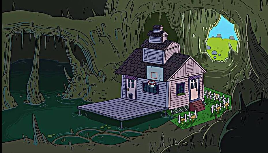 purple house cartoon character Adventure Time arc by Hannah99