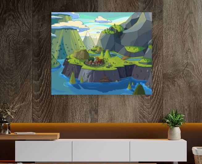 cartoon network mountains landscapes seas illustr by Hannah99